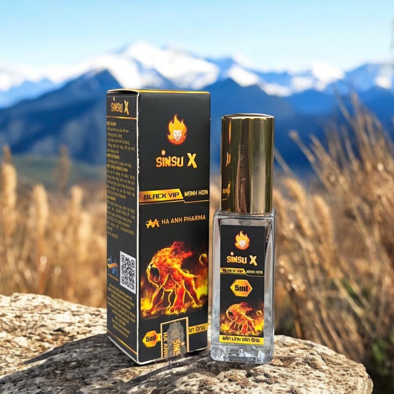 Sìn Sú X Black VIP 5ml Dạng Xịt – Kéo Dài Quan Hệ Tức Thì